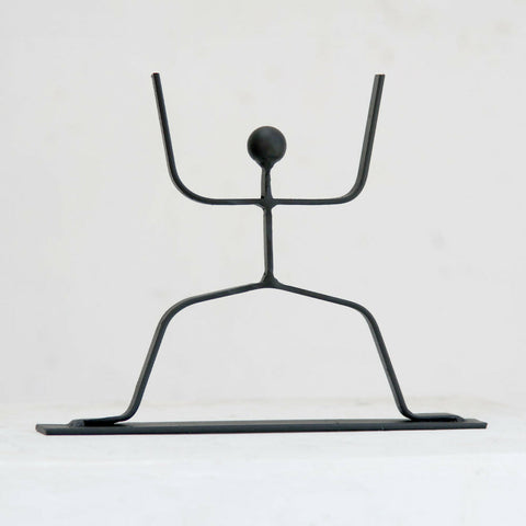 Large Goddess Yoga Pose - Steel Sculpture