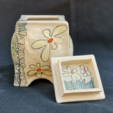 Wonderland Keepsake Box - handmade ceramic