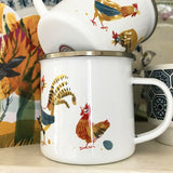 Cockerels - Enamel Mug