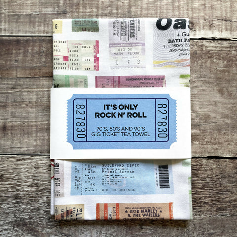 Rock N Roll Tea Towel