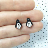 Penguin with Chick Earrings