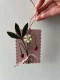 Keepsake Hanging Wild Strawberry - Flower Sculpture