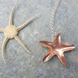 Copper Starfish Pendant