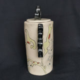 Garden Angel Lidded Jar- handmade ceramic