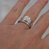 Sterling Silver Nest Ring - Size M