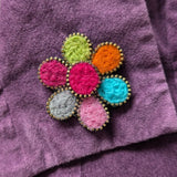 Multicolour flower brooch HR crop 1024 x 1024