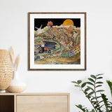 Dawdling Past Cottages Old And New, Thorpeness - Limited Edition Giclee Print