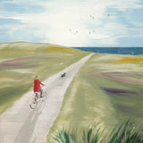 A Quick Spin On The Bike - Giclee Print