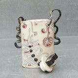 Summer of Love Keepsake Pot - handmade ceramic