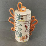 Wonderland - secrets jar - handmade ceramic