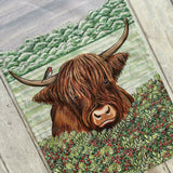 A Highland Hello - Tea Towel
