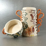 Wonderland - secrets jar - handmade ceramic