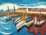 Exmouth by Lisa Takahashi, £120 , 15 x 20 cm, linocut on Hosho paper