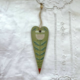 Pink Flower - Wooden Hanging Decoration