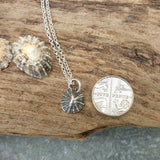 Small Silver Limpet Shell Pendant
