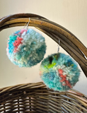 Egyptian Seas Pom Pom Earrings 1
