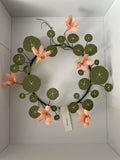 Nasturtium Wreath - Paper Sculpture
