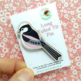 Long Tailed Tit Pin Badge