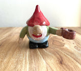 Hand Sculpted Drinking Gnome