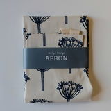 Cow Parsley Blue - Organic Cotton Apron