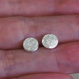 Starburst Floral Silver Studs