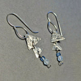 Sterling Silver and Aquamarine Earrings 2