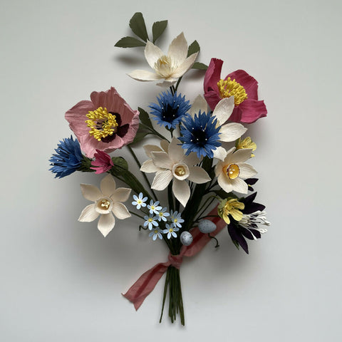Handmade Flower Posy - Paper Sculpture