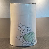 Leaves & Petals Vase - Handmade Ceramic