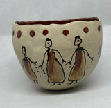 Hand Made Stoneware Pinch Pot - Ceramic