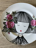 Illustrated Vintage Plate - JEANNIE