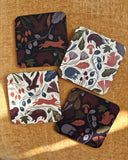 Set of 4 Coasters - Autumn Delights