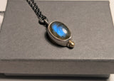 Moody Blue Labradorite Pendant Necklace