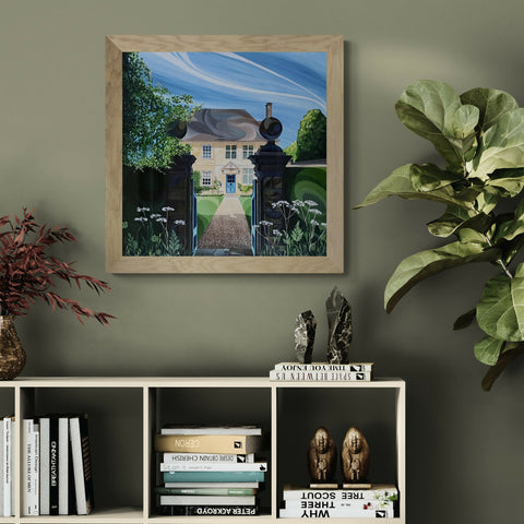 homely-room-with-bookcase-and-plants
