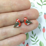 Xmas Robin Earrings