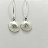 Clam Shell Earrings - Sterling Silver