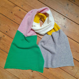 Lambswool Block Stripe Scarf