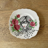 Illustrated Vintage Plate - WINNIE