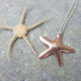 Copper Starfish Pendant