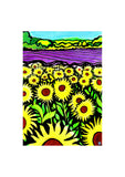 The Sunflowers and the Lavender Vanessa Stone artist & illustrator A4 print