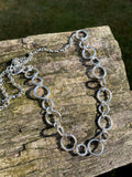 circles and chain necklace BCH 6