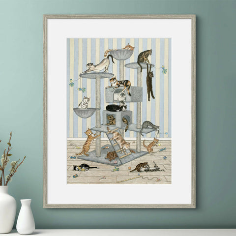 Cat Heaven - Giclée Print