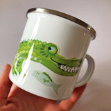 Crocodile - Enamel Mug