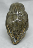 Small Stoneware Owl - Handmade in Devon - Ceramic Sculpture