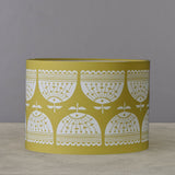 Charlotte-Simmonds-40cm yellow flower lampshade plain background photoshop