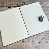 Blue & Green Kimono Silk - Journal