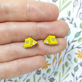 Yellow Tent Earrings