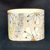 Summer Daze Vase or Utensil Holder - handmade ceramic