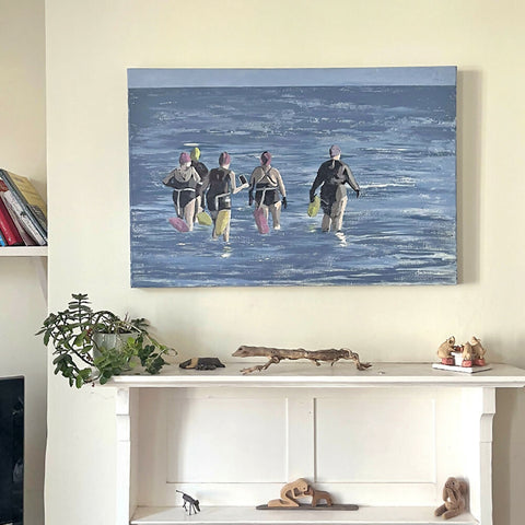 Run Deep - Large Original Painting - Acrylic on Canvas