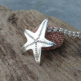 Silver Starfish Pendant - Hallmarked