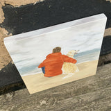 Man's Best Friend - Original Painting On Wood